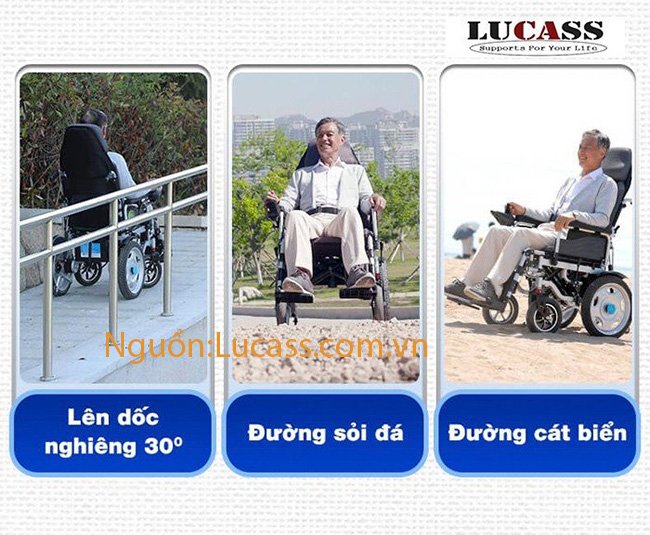 xe lăn điện Lucass 110LA 33